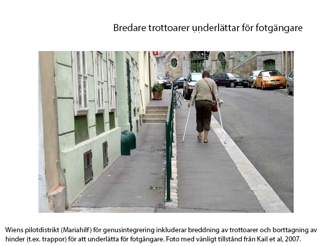 Vienna sidewalks support pedestrians